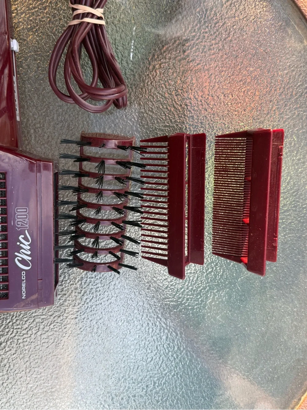 chic Burgundy 1200 Multi-Attachment Hot Air Styler